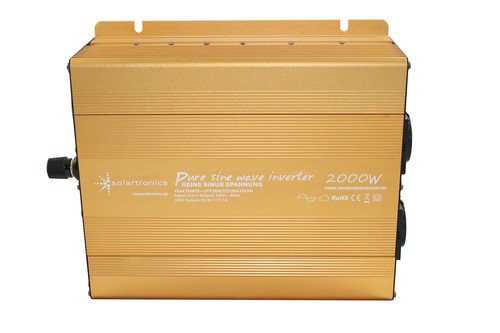 Spannungswandler Wechselrichter 2000 4000 Watt 12V Power USB 2.1A reiner Sinus G - Bild 4 von 5
