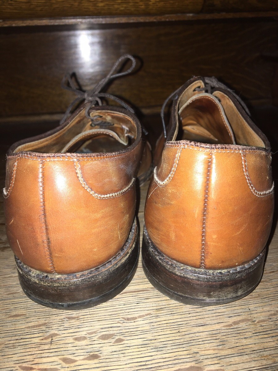 Allen Edmonds Niles Brown Leather Cap Toe Oxford Dress Shoes Men\'s Size 10E Wide Allen Edmonds  main image 2