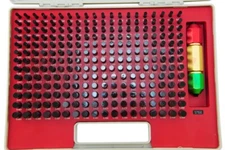 Shars 250 PCS .251-.500" Class ZZ Steel Pin Gage Set Minus New R}