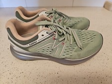 Karhu synchron ortix 2021 womens running shoes mesh sneakers green silver size 8