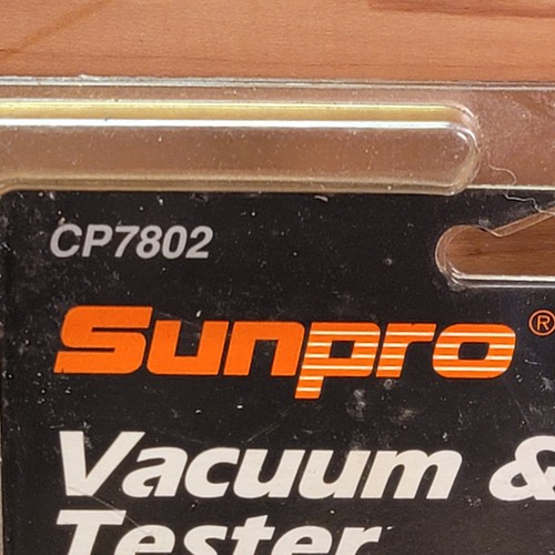 Sunpro Model Engine Vacuum and Pressure Tester Gauge New Sealed CP7802 - Foto 2 di 8