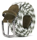 Men's Stretch Belt,Woven Braided Web Belt 1 3/8 for Golf Casual Pants Jean