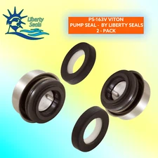 PS-163V  - VITON -  (2-PACK) Shaft Seal, 1/2" Shaft, Buna By Liberty Seals