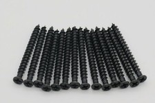 100x Black Stainless Steel Screws for Composite Decking Clips