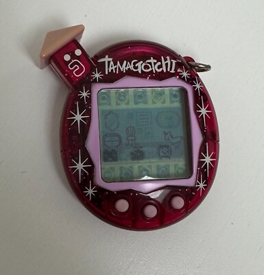 ULTRA RARE Tamagotchi Connection V5 CLEAR PINK WITH STARS Bandai