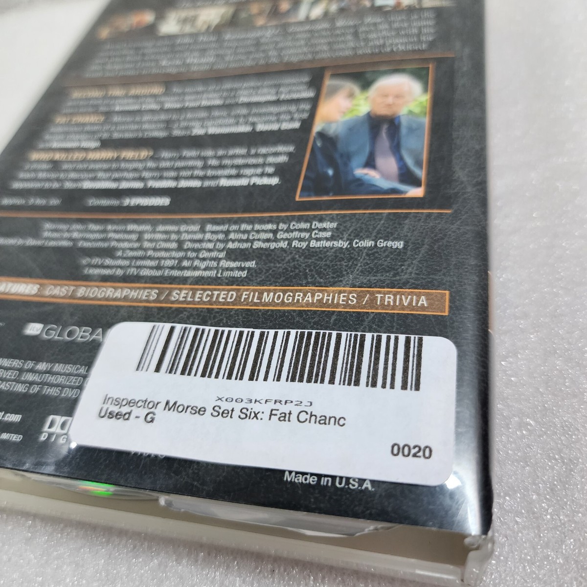 その他 Inspector Morse Set Six: Fat Chance [DVD] Inspector Morse: Set Six - Fat Chance (DVD, 2011, 3-Disc Set