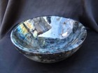 15" Labradorite Stone Wash Basin Elegant Look Handmade Sink Kitchen Vessel Decor