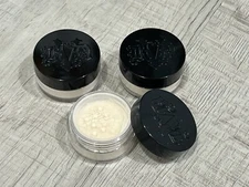 3x Kat Von D Lock It Mini Setting Powder Translucent 1.4 g 0.049 oz Sealed