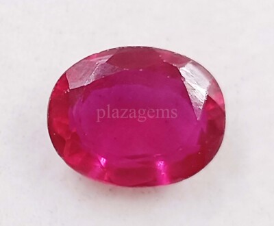 4.70 Carat Natural Pink Ruby Certified Oval Cut Burma Loose Gemstone 5ARJ