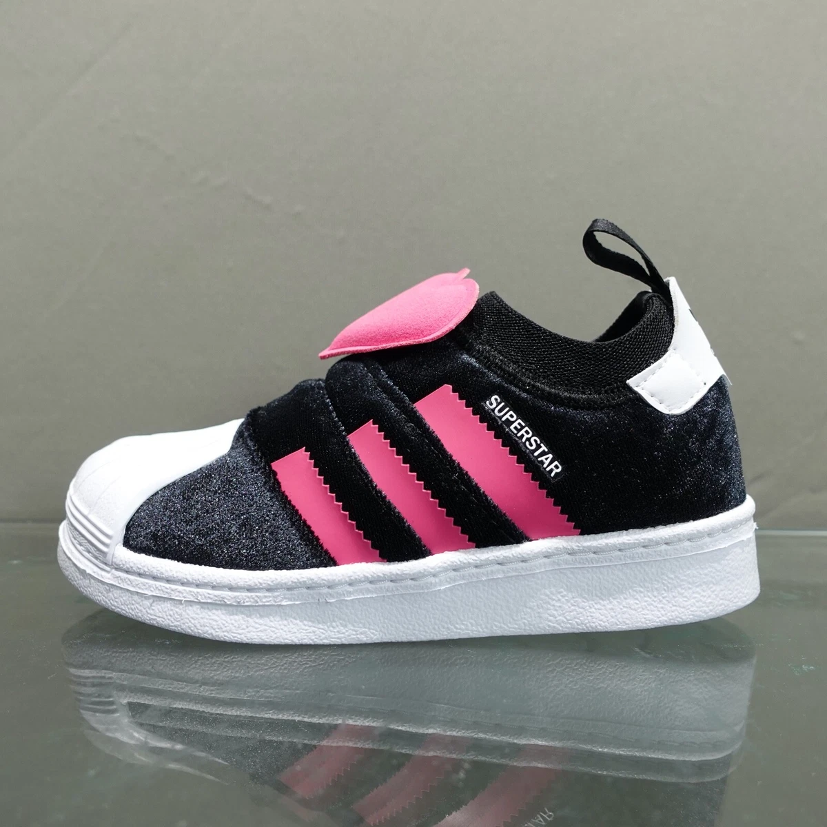 Adidas Originals Superstar 360 2.0 Infant's Size 11 C Sneakers Casual Black  #124