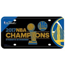 golden state warriors 2017 nba finals champions champs license plate made in usa