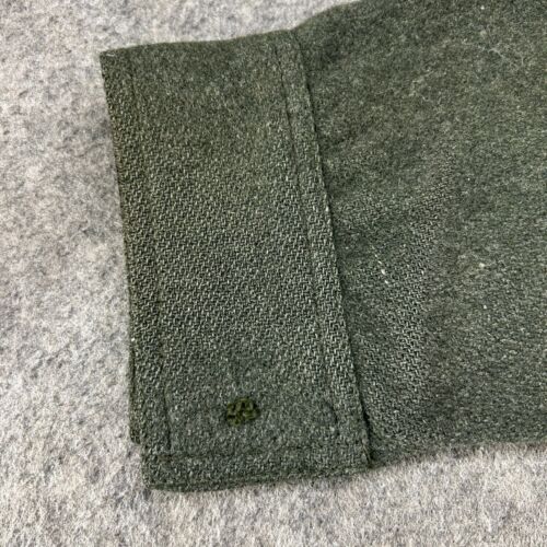 VINTAGE Filson Jacke Herren M? Grüner Mackinaw Woll Cruiser Mantel Flanell Union 50er - Bild 8 von 19