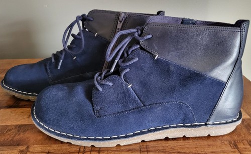 Tamitha Key Navy Suede Leather 