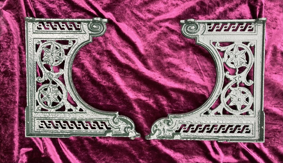 Antique Cast Iron Toilet Seat Bracket Support 16 Inch eBay