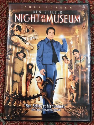 Night at the Museum (DVD, 2007, Full Screen) Comedy Movie Ben Stiller ...