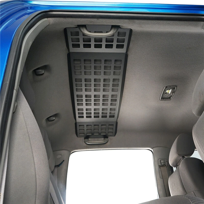 Panel de rejilla de almacenamiento superior MOLLE para Toyota Tacoma 2005-2015 4 puertas doble cabina Foto 3 de 4