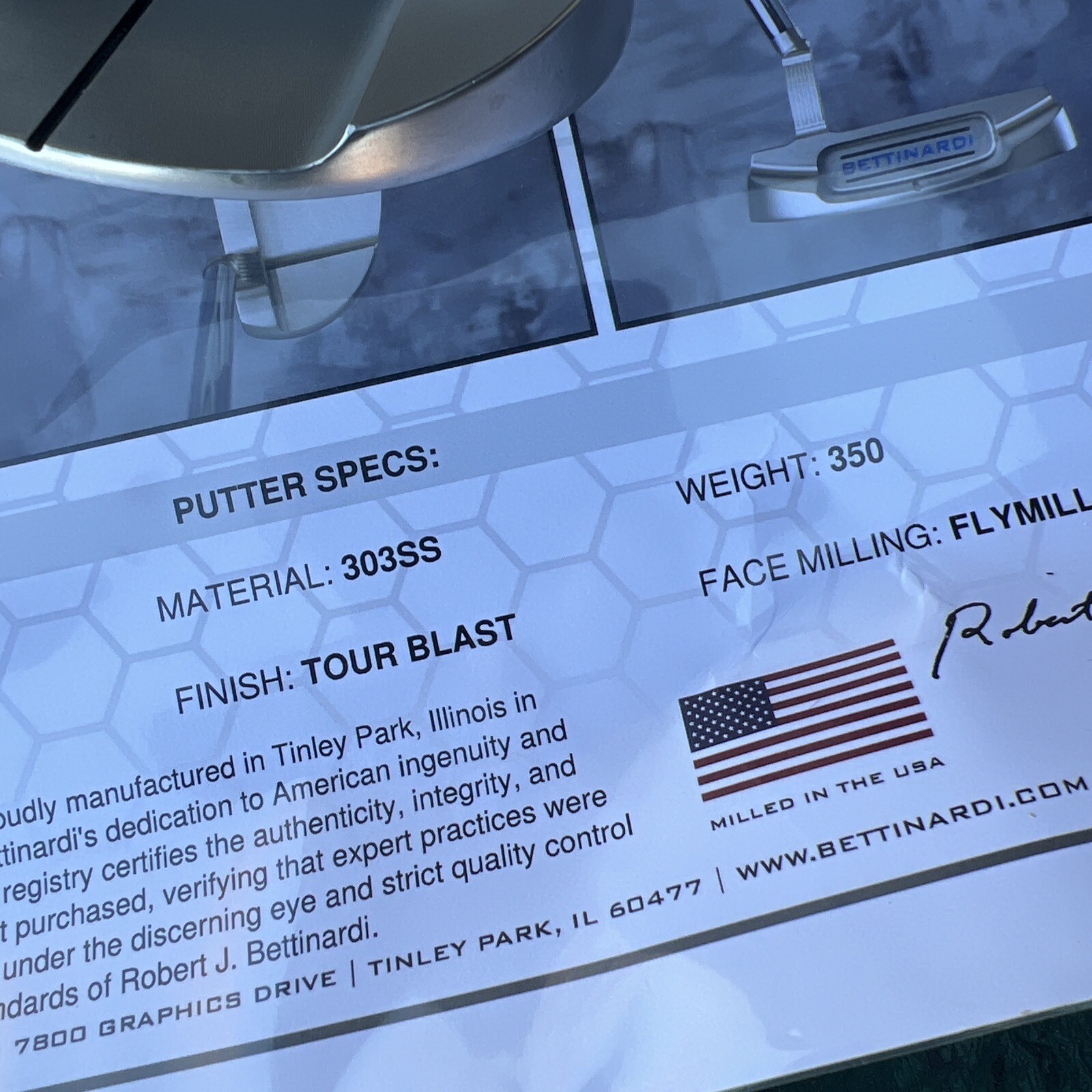 Bettinardi QB10 303 SS Putter Fly Mill Stability Shaft Tour Blast eBay