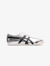 New with box Onitsuka Tiger retro casual sneakers silver black Unisex Adults