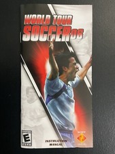 World Tour Soccer 06 PSP PlayStation Instruction Manual Only