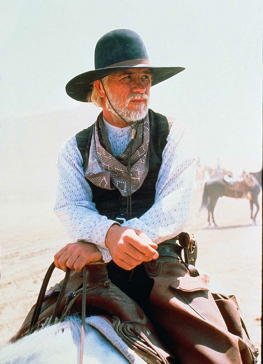 Lonesome Dove 1989 Tommy Lee Jones as Woodrow F Call on horseback