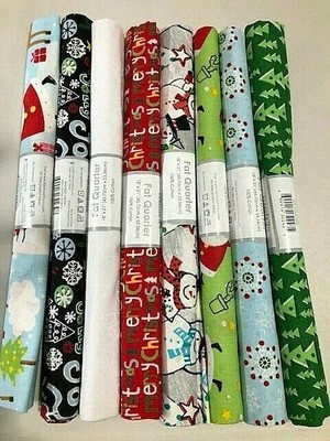 Christmas Fabric Fat Quarters - You Pick - Cotton Quilting Fabric Create It! NIP