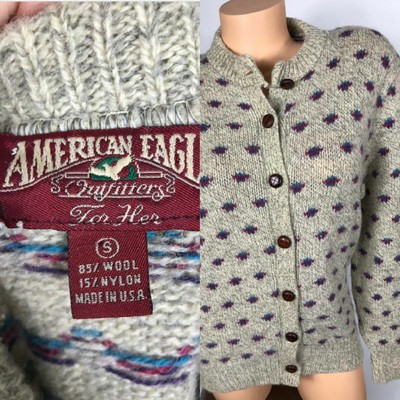 Vintage American Eagle Sweater Cardigan 
