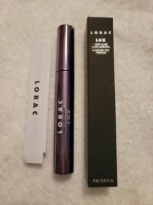 Lorac Lux First Class Lash Mascara Black New in Box