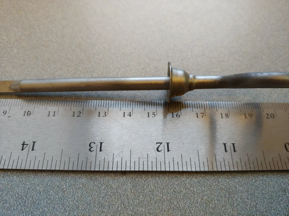 NICE USED ORIGINAL VOLKSWAGEN BEETLE 155 mm OIL DIPSTICK 113115611 NLA 1961-79 - Imagem 3 de 4