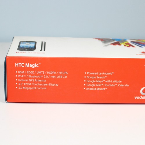 Rare Vintage HTC Magic Phone Black New In Box Complete Vodafone International - Picture 2 of 5