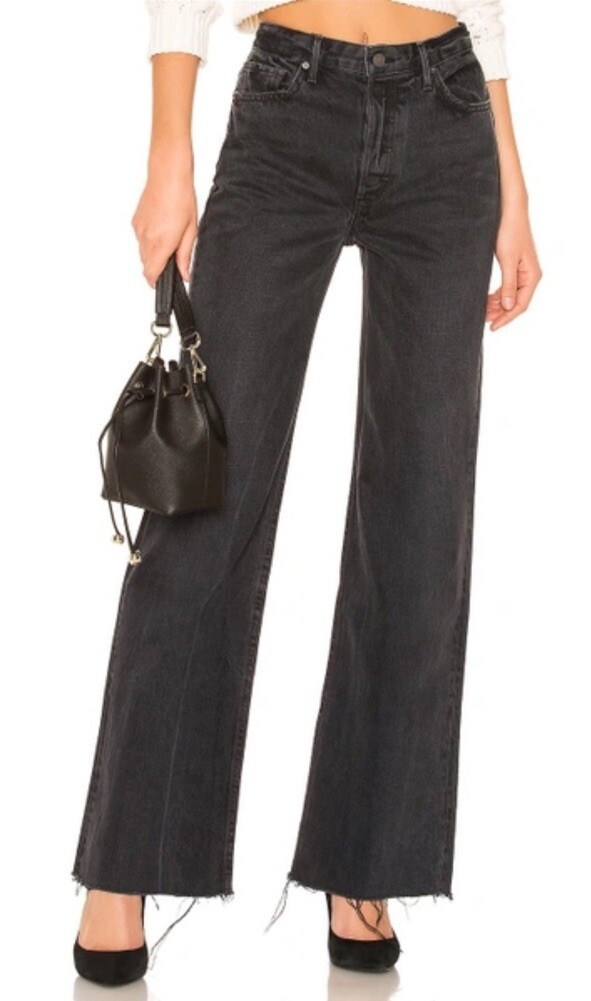 GRLFRND Carla Jean in Washed Black