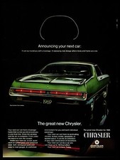 1969 Chrysler 300 2-door Hardtop 440 V-8 Engine Torqueflite 300 Hp Car Print Ad 1969 Chrysler 300 2-door Hardtop 440 V-8 Engine Torqueflite 300 Hp Car Print Ad