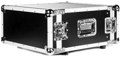 Rack Case 5 HE 19'' Flightcase 43 cm tief, Double Door, Verstärkerrack Effektrack