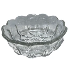 Anchor Hocking Fairfield Clear Crystal Individual Salad Bowl Serving Dish