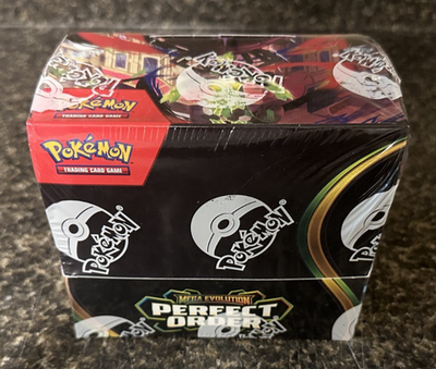Pokemon Mega Evolution Perfect Order Booster Box (Small Dent on