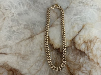 18k Yellow Gold Cuban Link Chain
