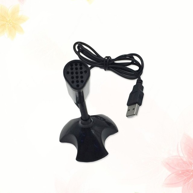 Plug and Play USB Microphone for Computer and Conference Black