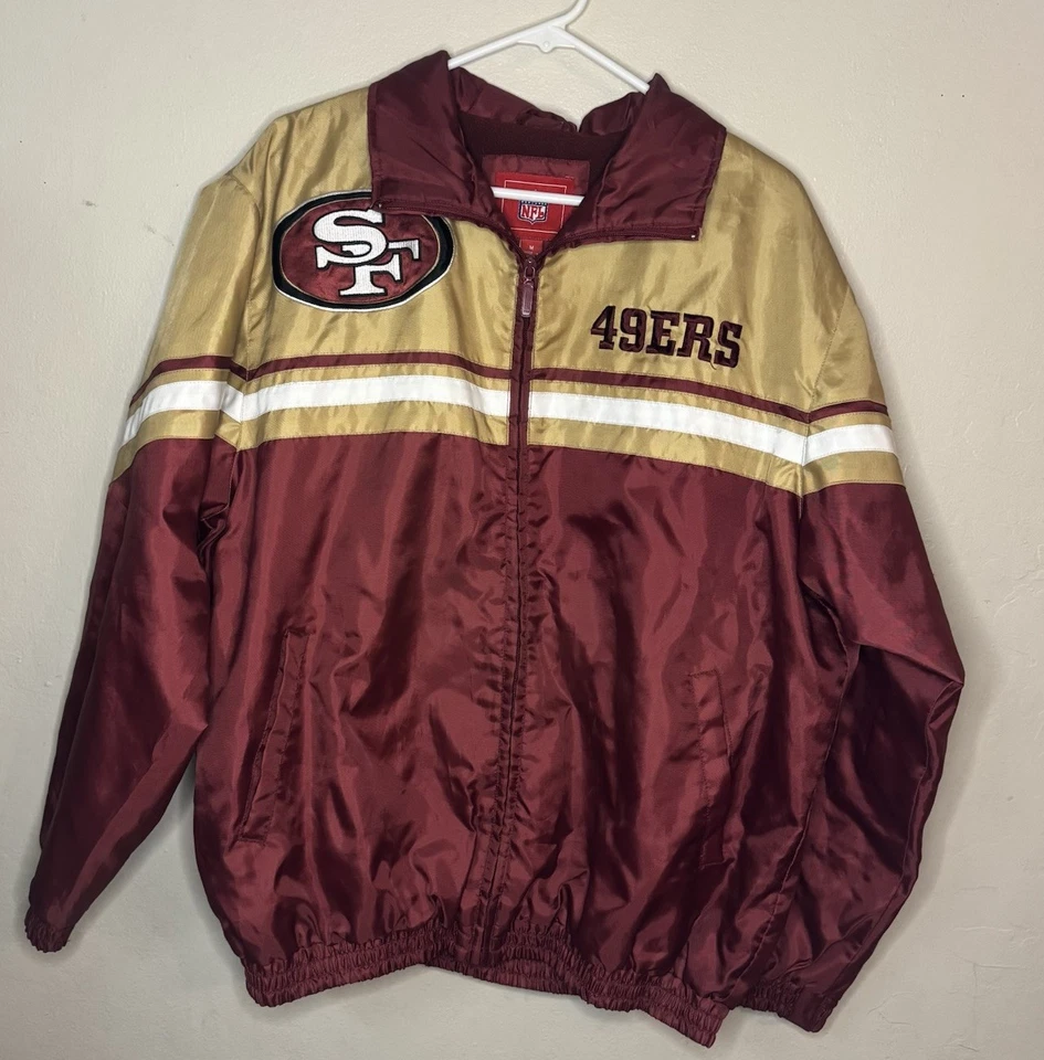 Chaqueta vintage San Francisco 49ers hombre’s/mujer’s talla mediana (funciona un poco grande) Foto 2 de 4