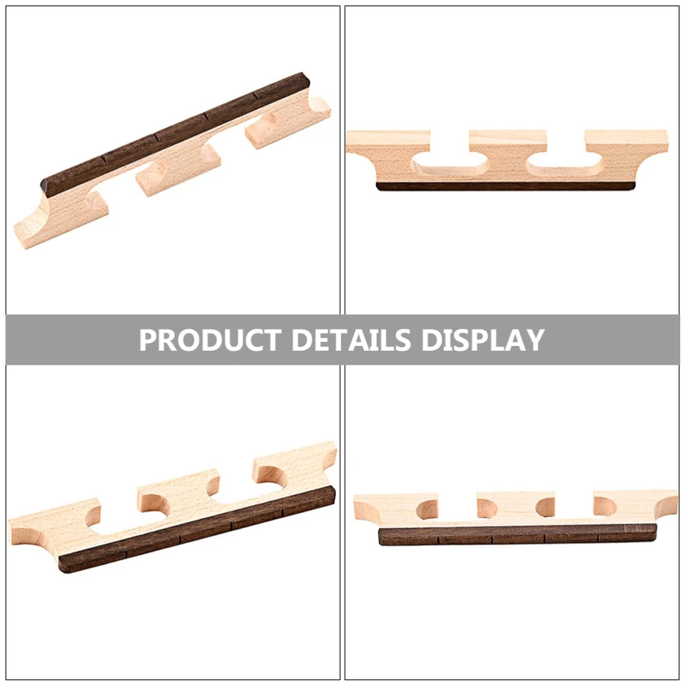 Professional Banjo Bridge Replacement 3 Feet Wood Banjo Bridge - Image 3 of 4