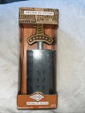 True Genius Collection Sword in Stone wood brainteaser puzzle NEW in opened box