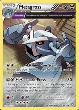 Pokémon TCG Metagross 50/98 XY Ancient Origins Reverse Holo Rare 150 HP ENG