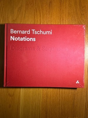 Bernard Tschumi Notations: Diagrams & Sequences Hardcover Architecture Book