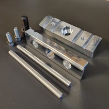 Work Stop for Dual Station SMW Mod Vise and Fixture Plate