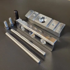 Work Stop for Dual Station SMW Mod Vise and Fixture Plate