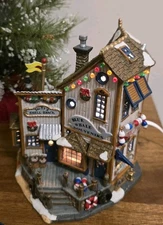 Lemax 35791 Enchanted Forest Lighted Building Salty's Shell Shack 2003 READ DESC