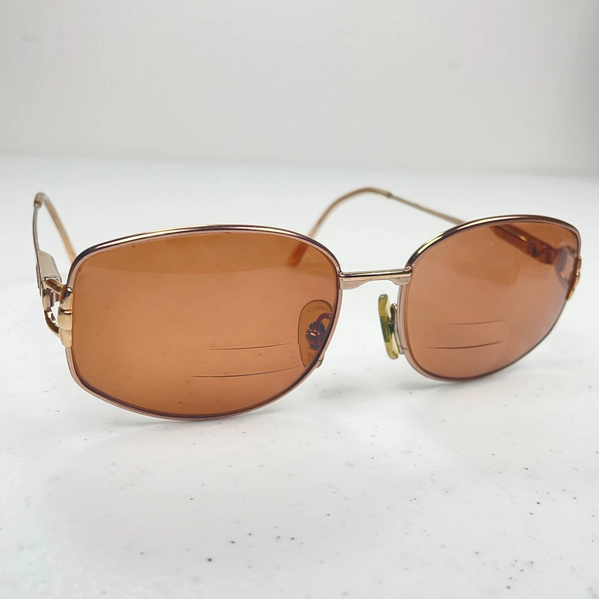 Gucci GG13412 HQ6 Sm Gold Metal Multicolor Round Eyeglasses 50-20 145 Italy READ Gucci Metal Round Eyeglass Frames for sale | eBay main image 3