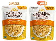 Catalina Crunch Protein Cereal, Honey Graham 9 oz, pack of 2