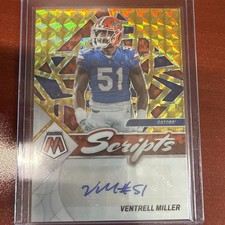 2023 Panini Mosaic Draft Picks Ventrell Miller SM-VMI Gold /10