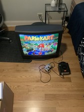 Sharp 27U-S50 27" CRT TV Flat Screen Retro Gaming TV RCA S-VIDEO / LOCAL PICKUP