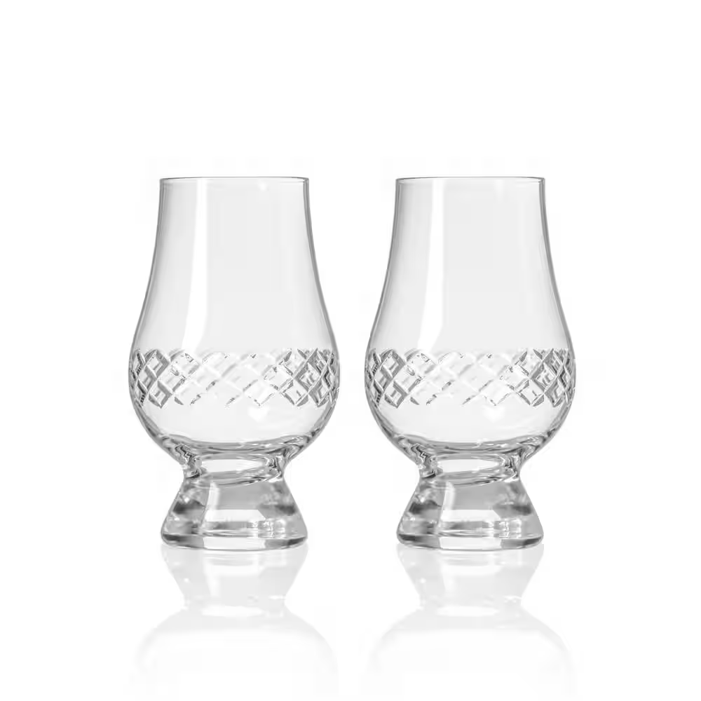 Diamond 6.75 Oz. Glencairn Scotch Glasses - Set of 2-image