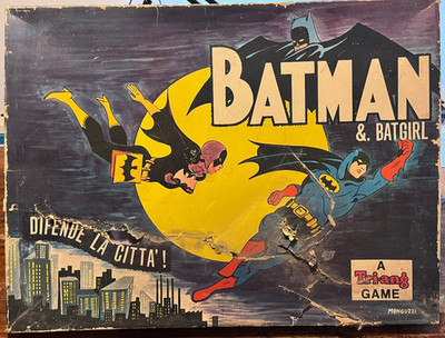 1966 Triang - Italien Brettspiel Batman und Batgirl